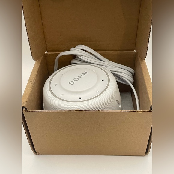 NEW Yogasleep Dohm (White/Gray) The Original White Noise Machine, Sleep Aid - Picture 6 of 8